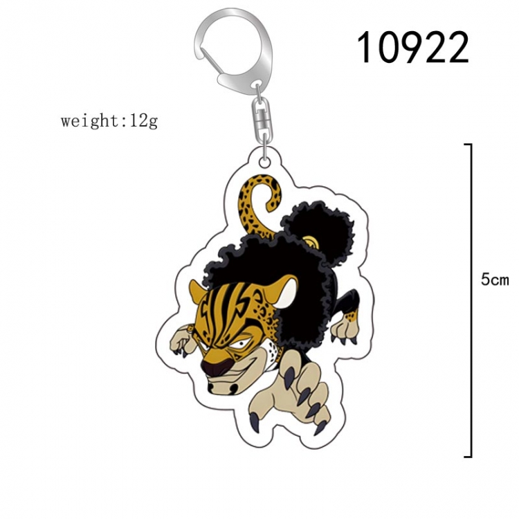One Piece Anime acrylic Key Chain  price for 5 pcs 10922