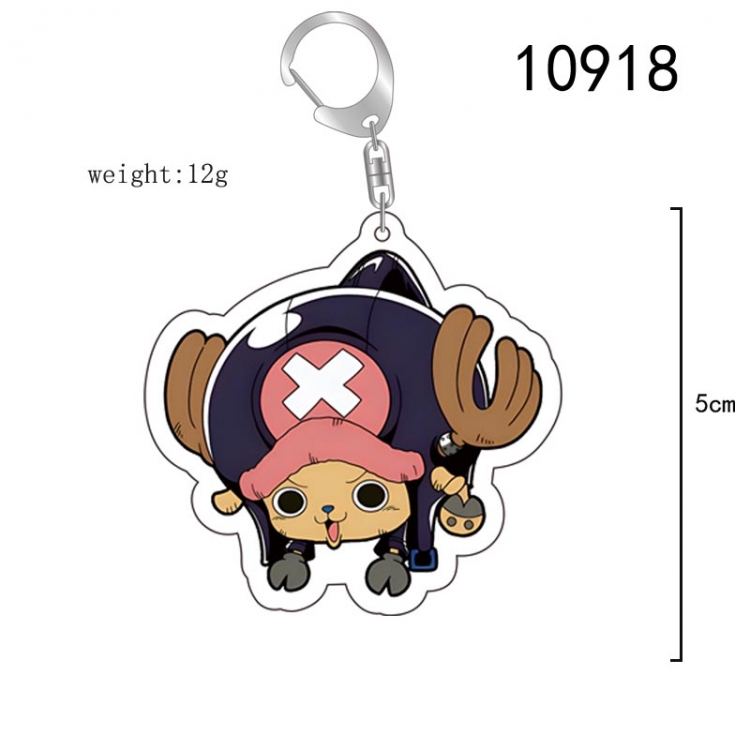 One Piece Anime acrylic Key Chain  price for 5 pcs 10918