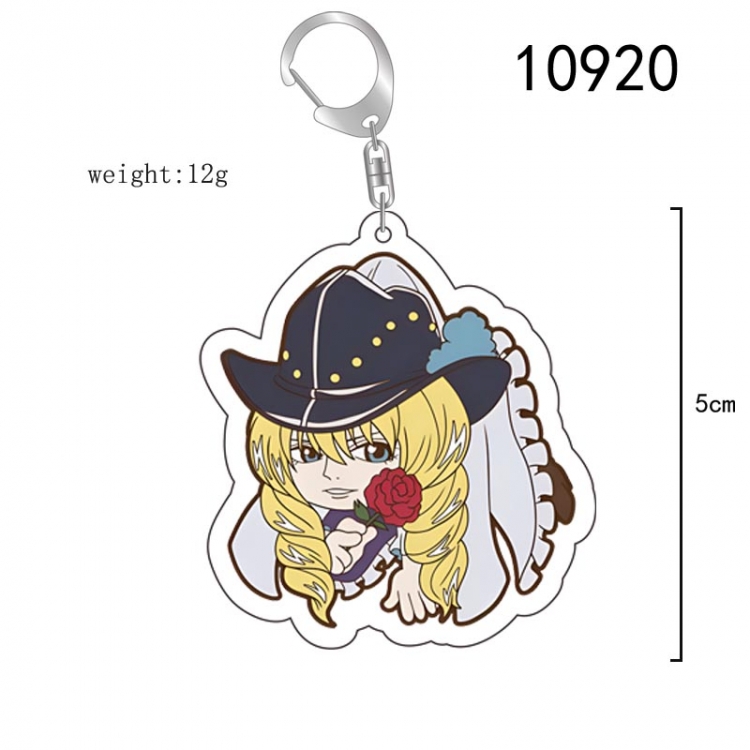 One Piece Anime acrylic Key Chain  price for 5 pcs 10920