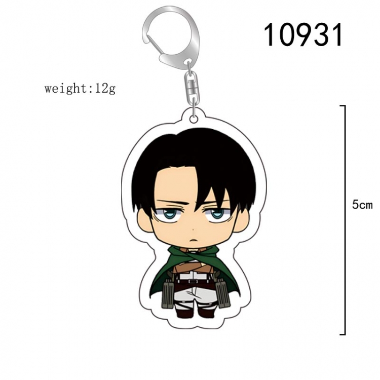 Shingeki no Kyojin Anime acrylic Key Chain  price for 5 pcs  10931
