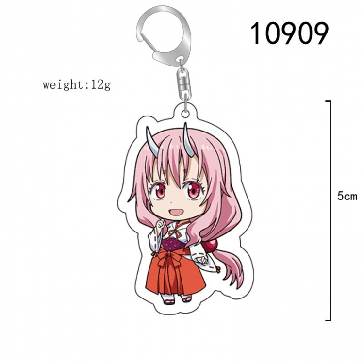 That Time I Got Slim Anime acrylic Key Chain  price for 5 pcs 10909