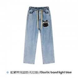 BTS  Elasticated No-Zip Denim ...