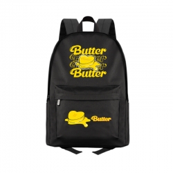 butter Anime Print Zipper Canv...