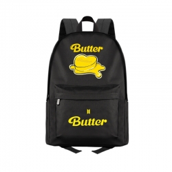 butter Anime Print Zipper Canv...