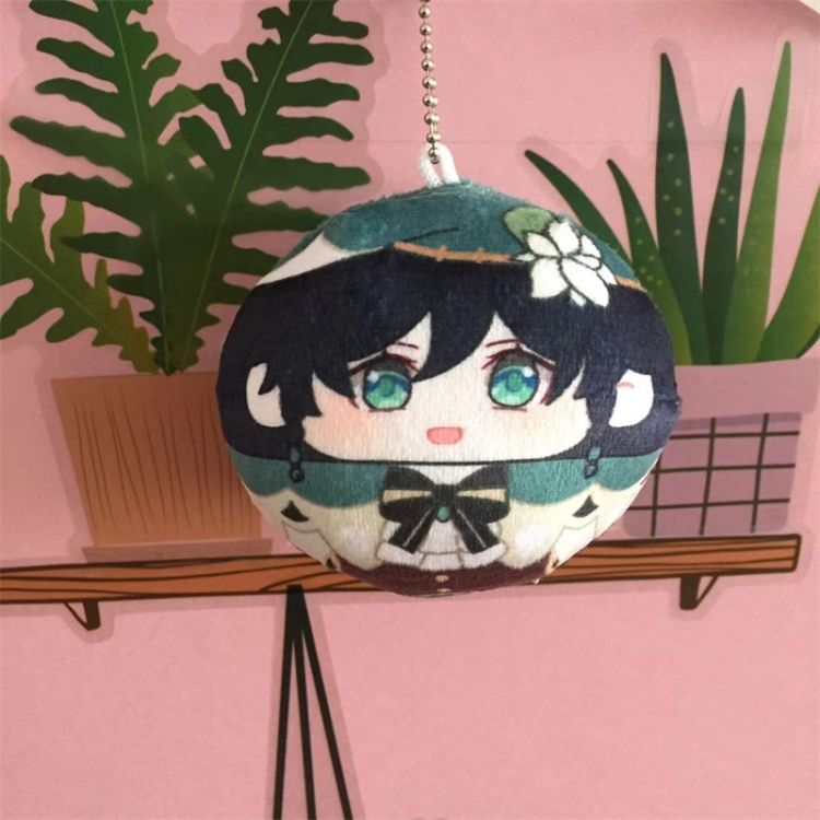 Genshin Impact Dango Plush Toy Small Pendant Keychain 8cm