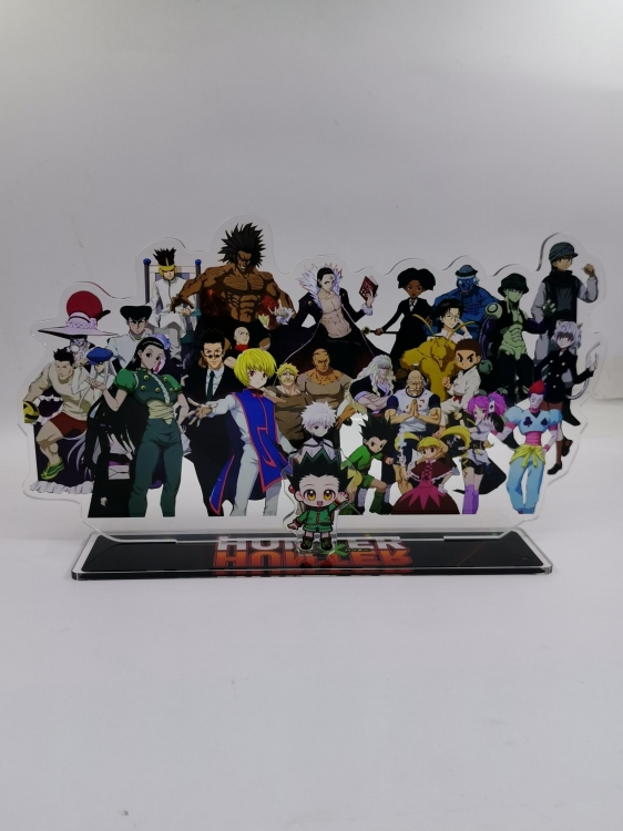 HunterXHunter Anime Around New Laser Acrylic keychain Standing Plates 25cm 