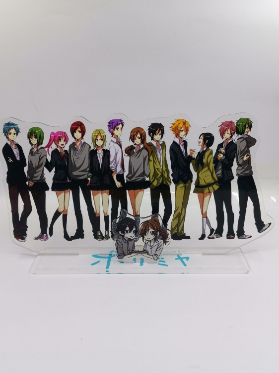 Horimiya  Anime Around New Laser Acrylic keychain Standing Plates 25cm 