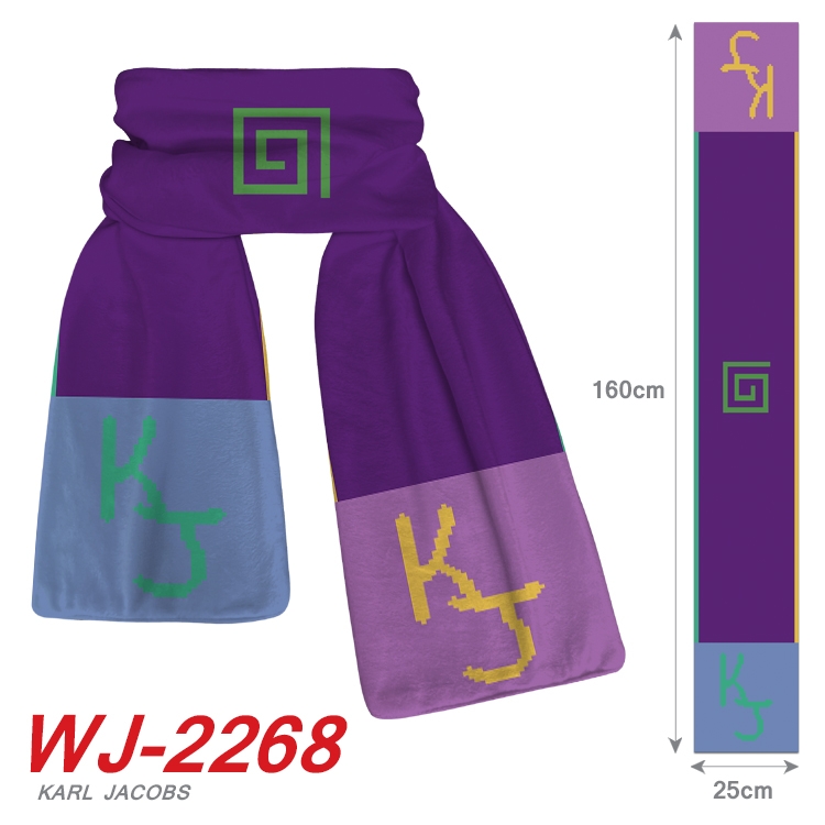 Karl Jacobs  Anime Plush Impression Scarf Scarf WJ-2268