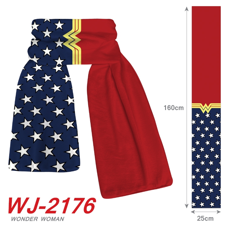 wonder woman Anime Plush Impression Scarf  WJ-2176