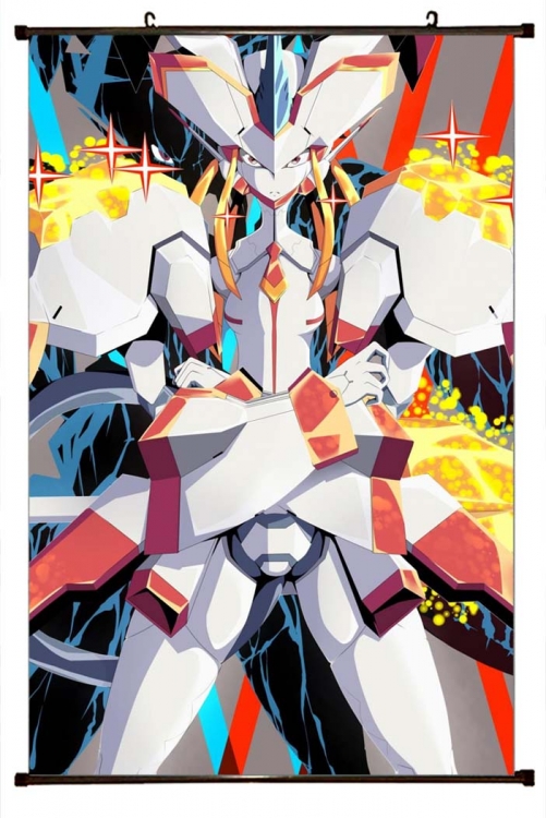 DARLING in the FRANX Anime black Plastic rod Cloth painting Wall Scroll 60X90CM G2-29