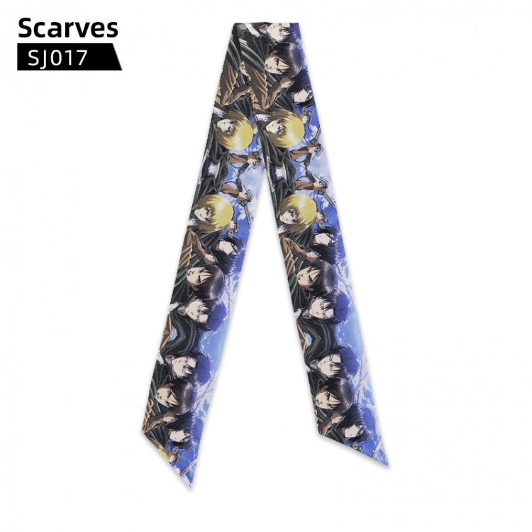 Shingeki no Kyojin Anime silk scarf long small scarf scarf streamer SJ017
