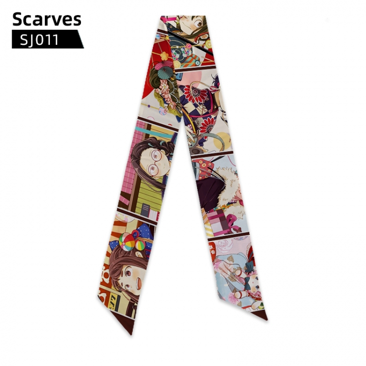 My Hero Academia Anime silk scarf long small scarf scarf streamer SJ011