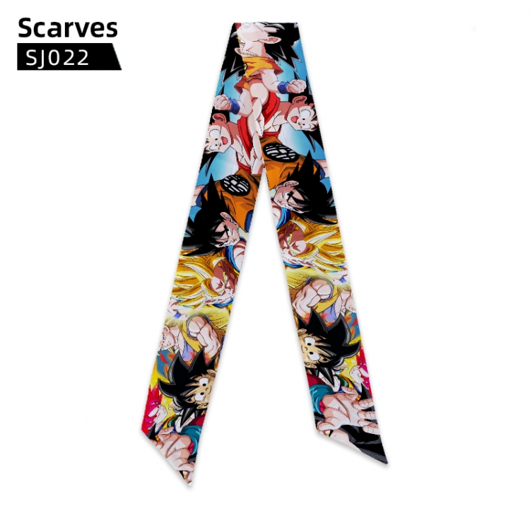 DRAGON BALL Anime silk scarf long small scarf scarf streamer SJ022