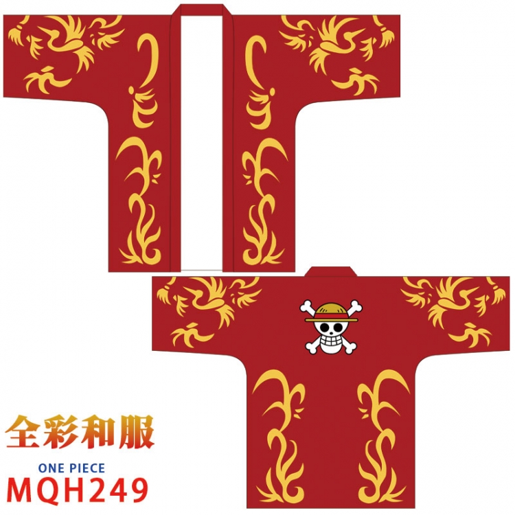 One Piece Anime peripheral full-color short kimono from S to 4XL  MQH 249