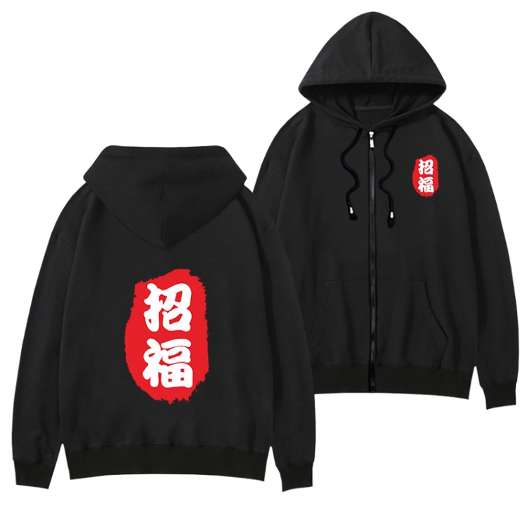 Natsume_Yuujintyou anime zipper sweater thick coat from S to 3XL