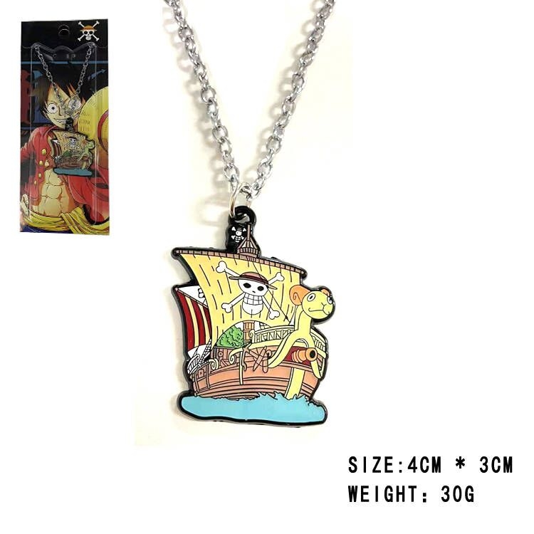 One Piece Anime peripheral metal necklace price for 5 pcs