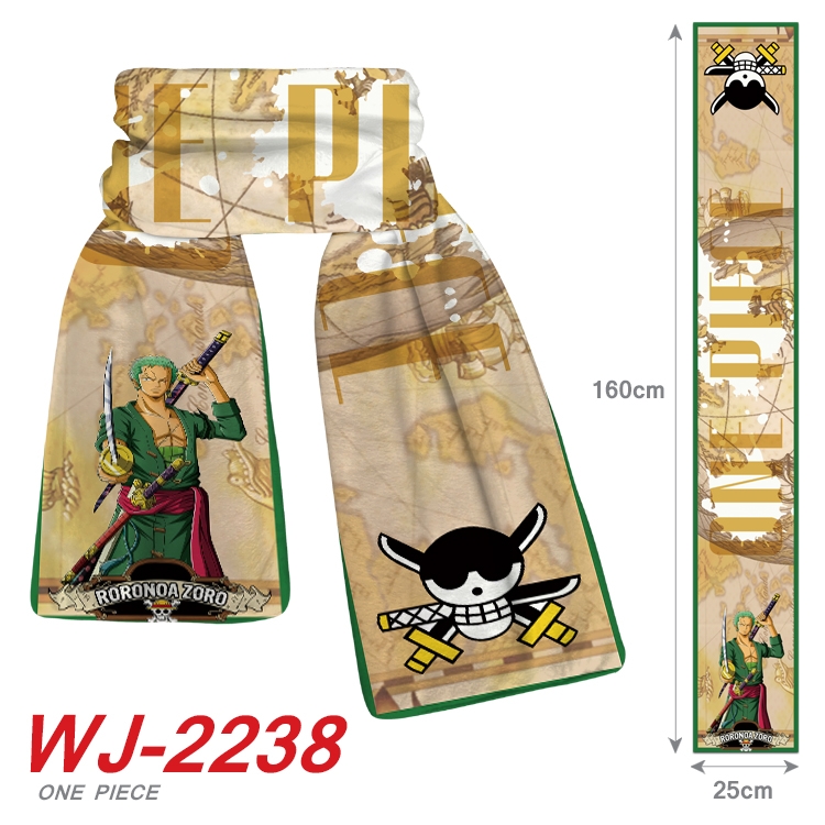 One Piece Anime Plush Impression Scarf WJ-2238