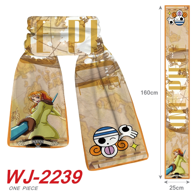 One Piece Anime Plush Impression Scarf WJ-2239