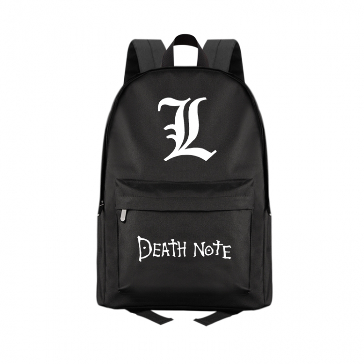 Death note Anime Print Zipper Canvas Multifunctional Storage Bag Backpack 41X29X16cm