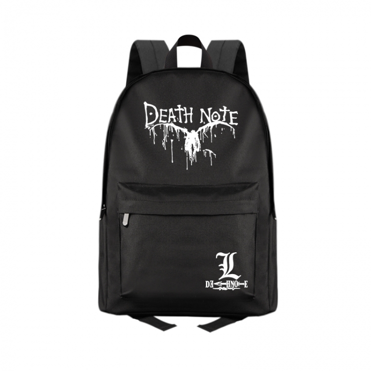 Death note Anime Print Zipper Canvas Multifunctional Storage Bag Backpack 41X29X16cm