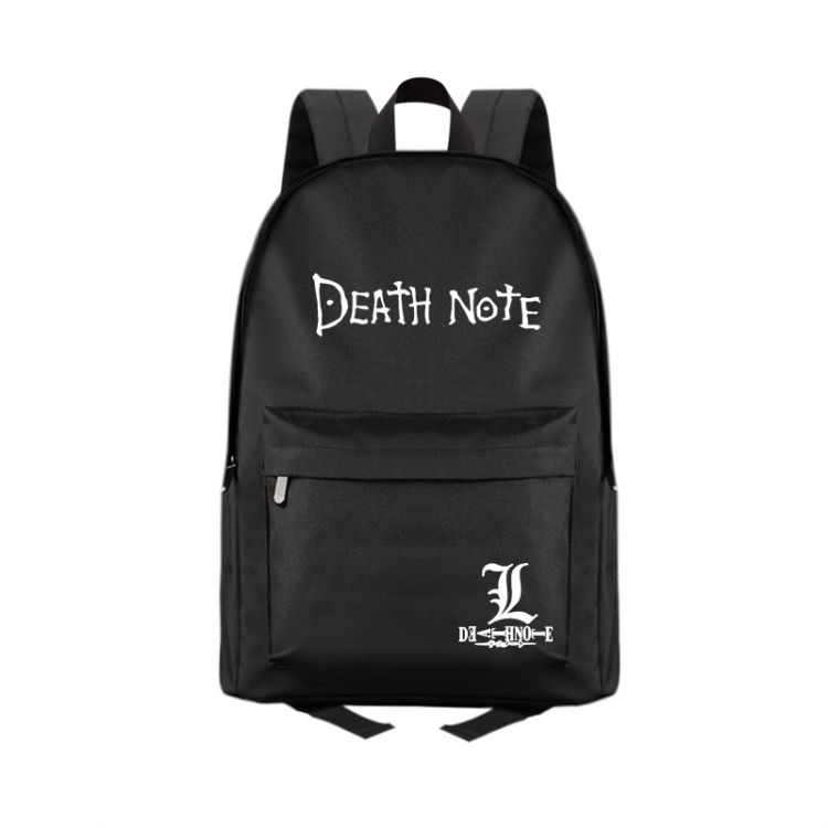 Death note Anime Print Zipper Canvas Multifunctional Storage Bag Backpack 41X29X16cm