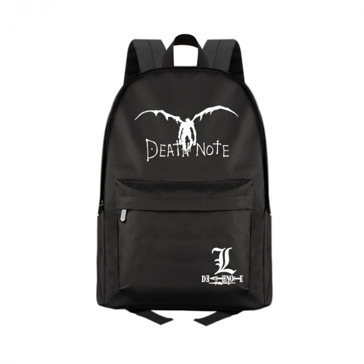 Death note Anime Print Zipper Canvas Multifunctional Storage Bag Backpack 41X29X16cm