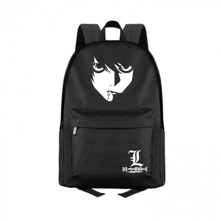 Death note Anime Print Zipper Canvas Multifunctional Storage Bag Backpack 41X29X16cm