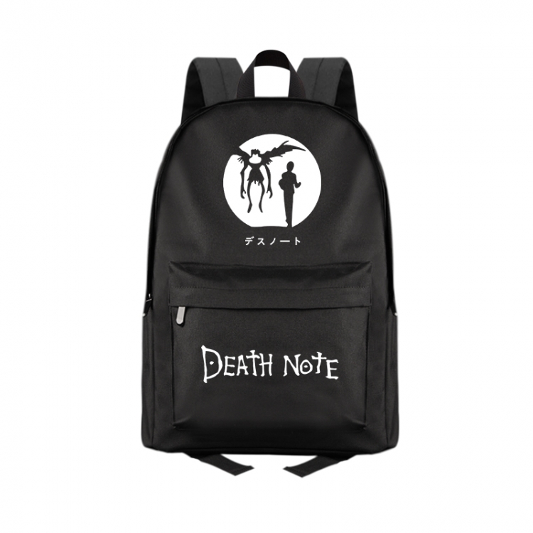 Death note Anime Print Zipper Canvas Multifunctional Storage Bag Backpack 41X29X16cm