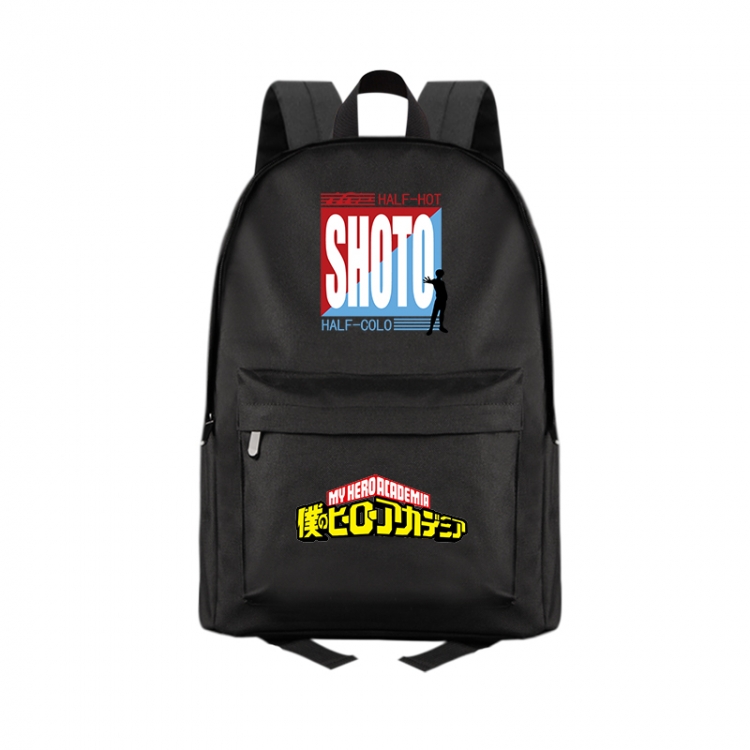 My Hero Academia Anime Print Zipper Canvas Multifunctional Storage Bag Backpack 41X29X16cm