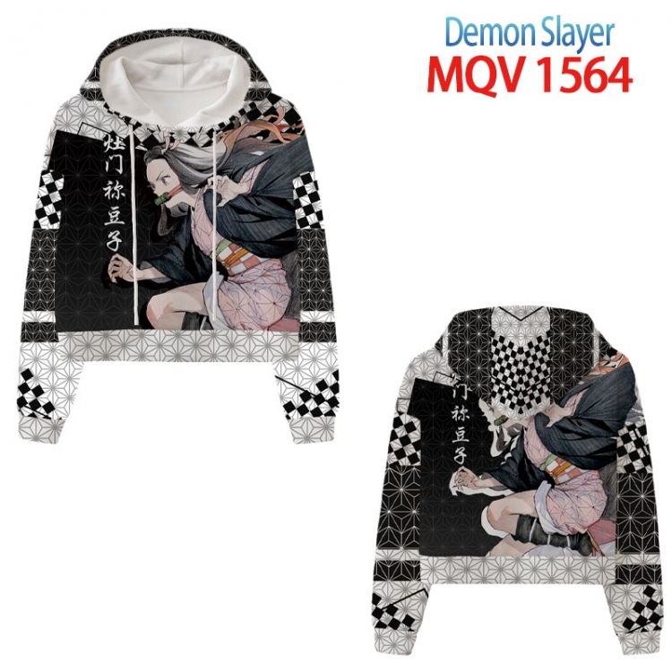 Demon Slayer Kimets Anime printed women's short sweater  from  XS to 4XL  MQV 1564