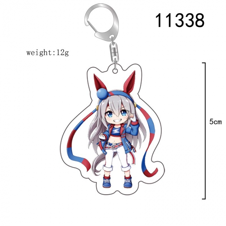 Pretty Derby  Anime characters acrylic Standing Plates Keychain 15CM 11338