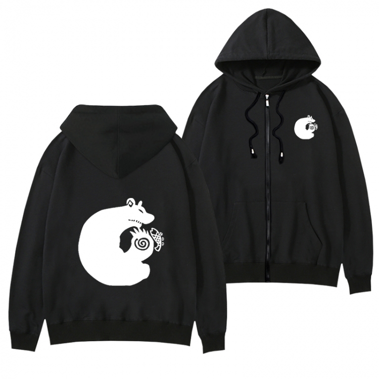 The Seven Deadly Sins Black Hooded Thick Zip Jacket Sweatshirt from S to 3XL  