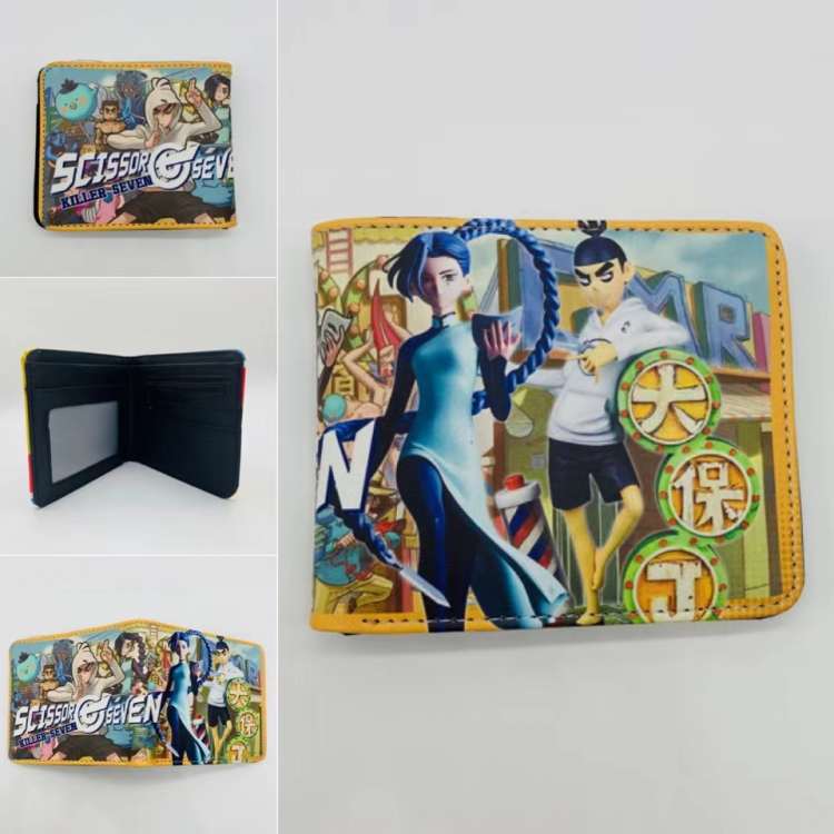 The Seven Deadly Sins Full color  Two fold short card case wallet 11X9.5CM