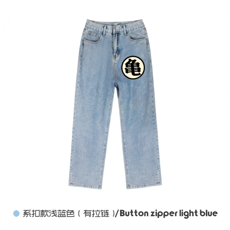 DRAGON BALL  Elasticated No-Zip Denim Trousers from M to 3XL NZCK03-2