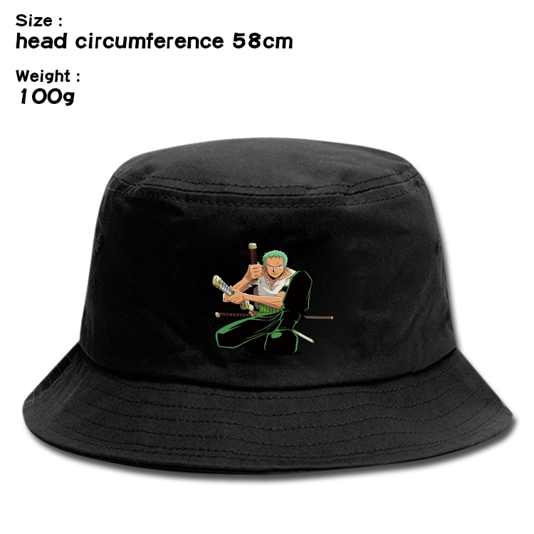 One Piece Anime canvas fisherman hat sun hat 58cm