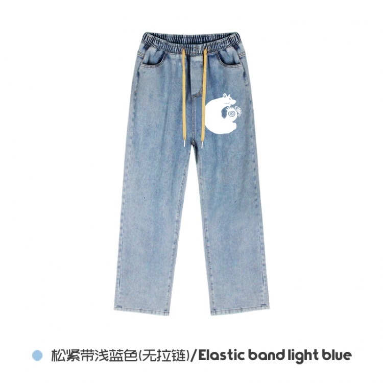 The Seven Deadly Sins Elasticated No-Zip Denim Trousers from M to 3XL  NZCK02-7