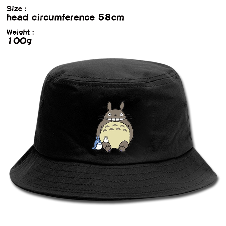 TOTORO Anime canvas fisherman hat sun hat 58cm