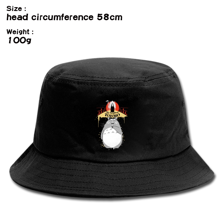 TOTORO Anime canvas fisherman hat sun hat 58cm