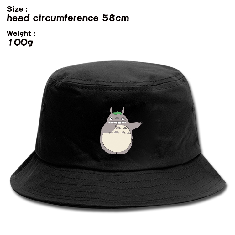 TOTORO Anime canvas fisherman hat sun hat 58cm