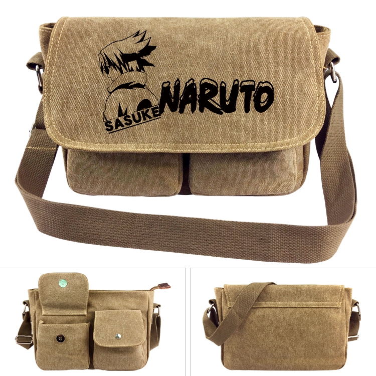 Naruto Anime peripheral canvas shoulder bag shoulder bag 7x28x20cm