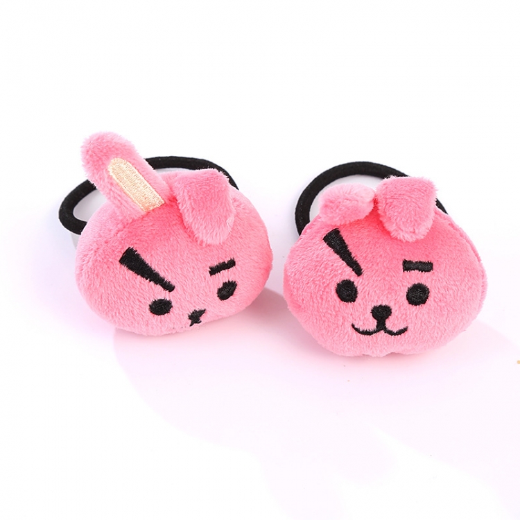 BTS Star cartoon plush doll hair ring price for 5 pcs