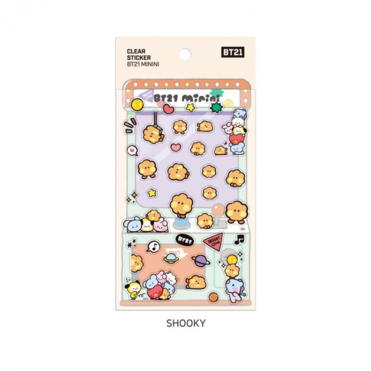 BTS Transparent stickers mini stickers diary phone case stickers  price for 10 pcs 