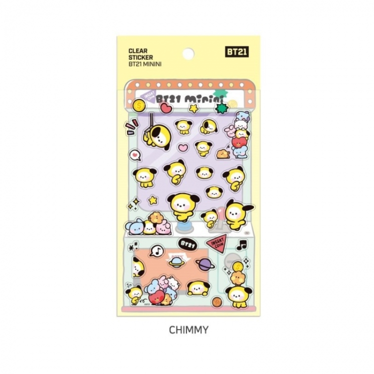 BTS Transparent stickers mini stickers diary phone case stickers  price for 10 pcs 