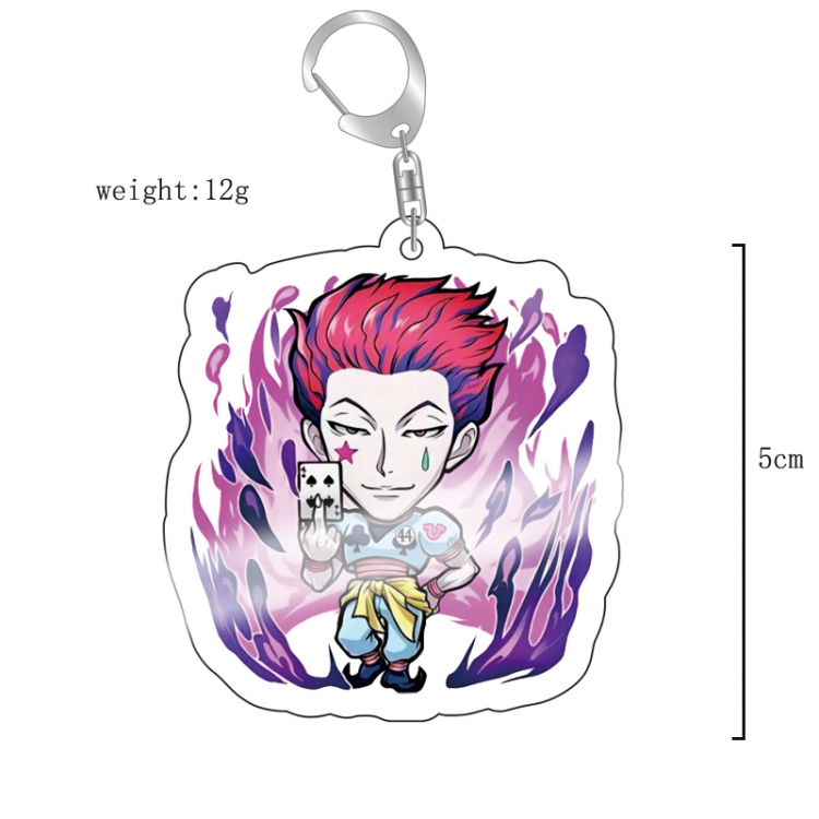 HunterXHunter Anime acrylic Key Chain  price for 5 pcs 11524