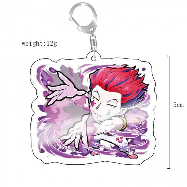 HunterXHunter Anime acrylic Key Chain  price for 5 pcs 11527
