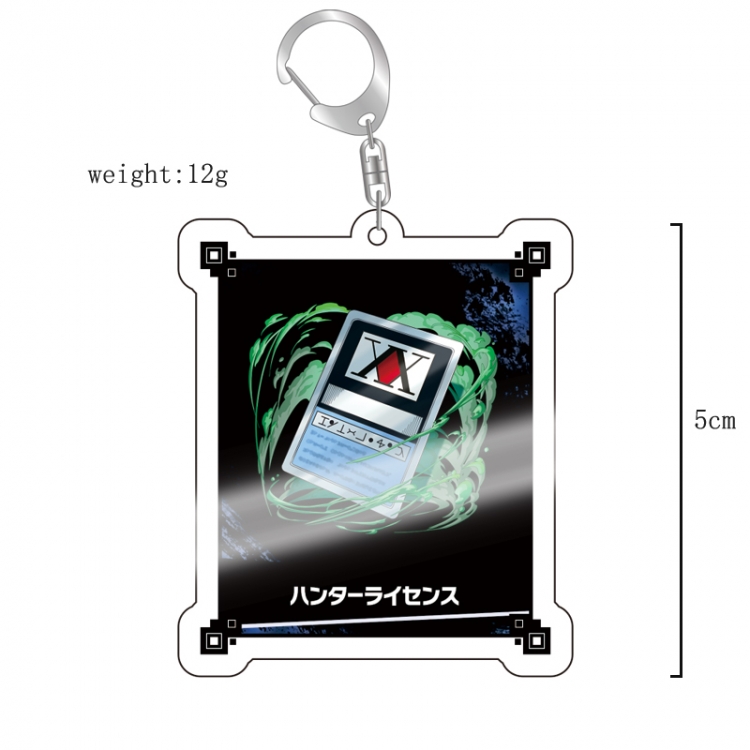 HunterXHunter Anime acrylic Key Chain  price for 5 pcs 11543