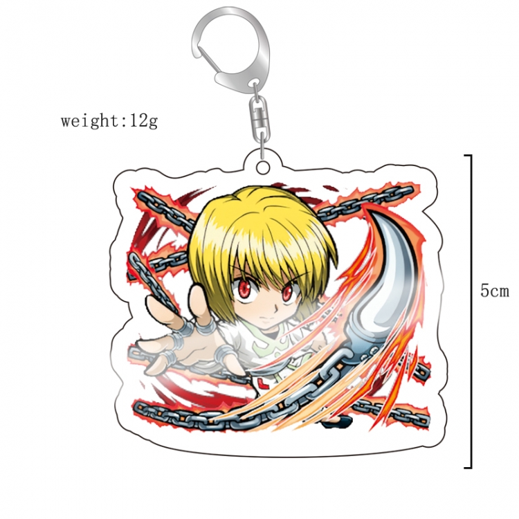 HunterXHunter Anime acrylic Key Chain  price for 5 pcs 11539