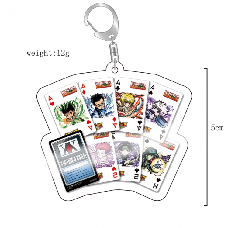 HunterXHunter Anime acrylic Key Chain  price for 5 pcs 11544