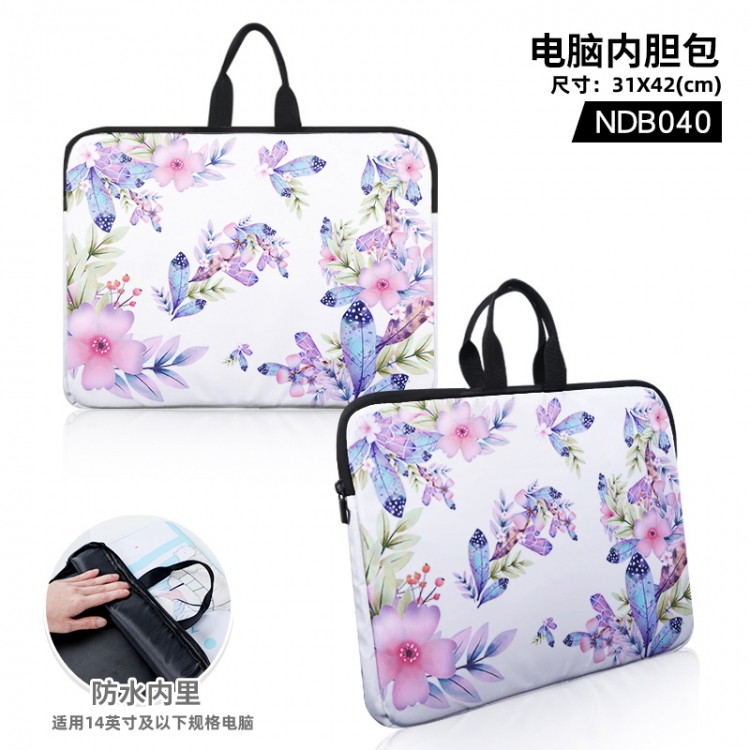 Flower Plant Computer Liner Bag 31x41cm NDB040