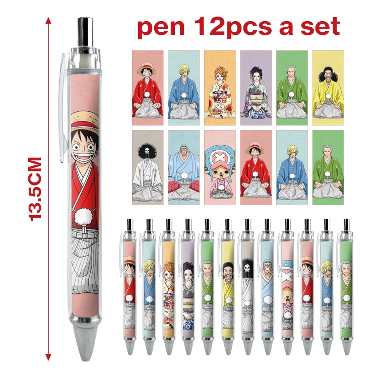 One Piece anime ballpoint pen A set of 12